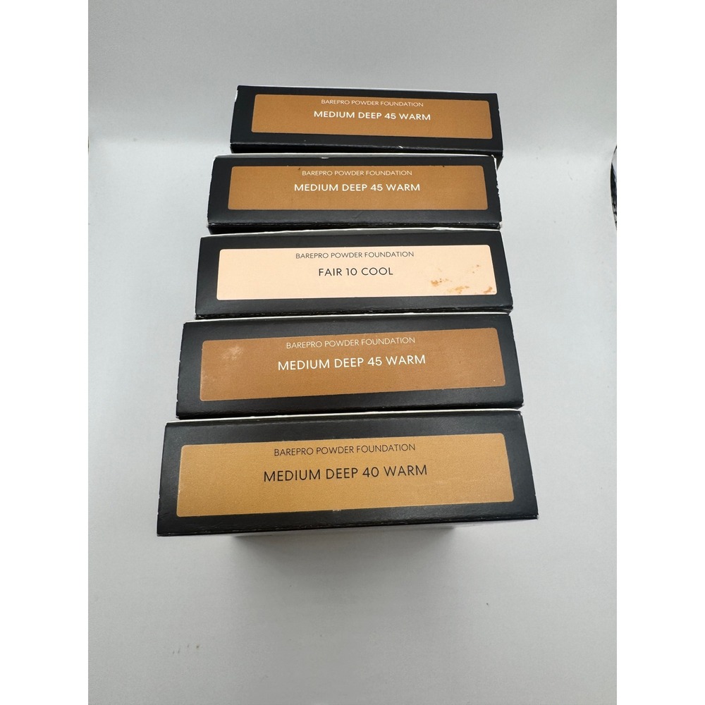 5  Bundle- bareMinerals BAREPRO Powder Foundation Reseller Bundle Lot - Picture 2 of 2